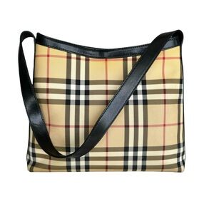 BURBERRY Vintage Nova Check Shoulder Bag